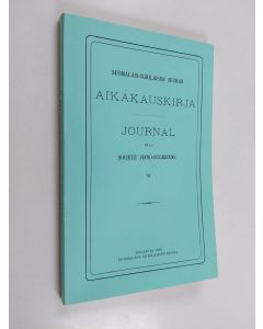 käytetty kirja Suomalais-ugrilaisen seuran aikakauskirja 76