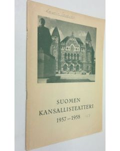 käytetty teos Suomen Kansallisteatteri 1957-1958