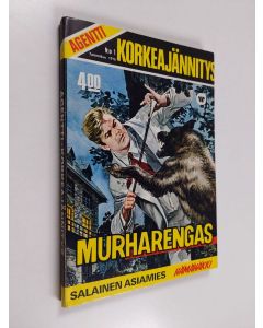 käytetty kirja Agentti korkeajännitys n:o 1/1976