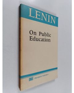 Kirjailijan V. I. Lenin käytetty kirja On public education