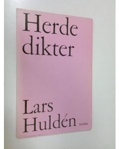 Kirjailijan Lars Hulden käytetty kirja Herdedikter