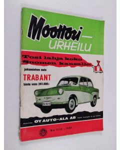 käytetty teos Moottoriurheilu nro 11-12/1959