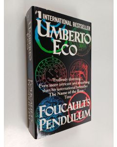 Kirjailijan Umberto Eco käytetty kirja Foucault's pendulum