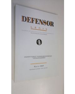 käytetty kirja Defensor legis n:o 4/2005