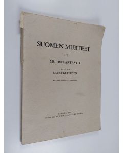 käytetty kirja Suomen murteet - III : Murrekartasto