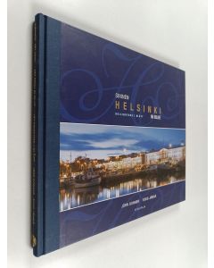 Kirjailijan Jörn Donner käytetty kirja Sininen Helsinki Helsingfors i blått = Helsinki in blue