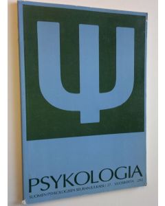 käytetty kirja Psykologia 2/1992: tiedepoliittinen aikakauslehti