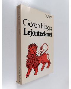 Kirjailijan Göran Hägg käytetty kirja Lejontecknet