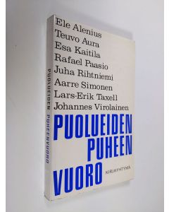 Tekijän Keijo Immonen  käytetty kirja Puolueiden puheenvuoro