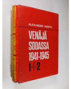 Kirjailijan Alexander Werth käytetty kirja Venäjä sodassa 1941-1945 1-2