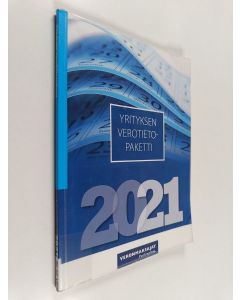käytetty kirja Yrityksen verotietopaketti 2021