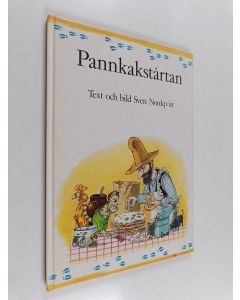 Kirjailijan Sven Nordqvist käytetty kirja Pannkakstårtan