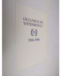 käytetty teos Oulunkylän yhteiskoulu 70v 1924-1994
