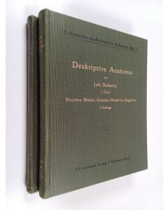 Kirjailijan Joh. Sobotta käytetty kirja Atlas der deskriptiven anatomie des menschen 1-2