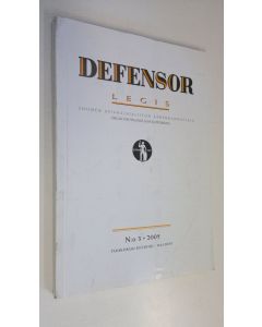 käytetty kirja Defensor legis n:o 3/2005
