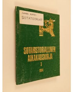 käytetty kirja Sotahistoriallinen aikakauskirja 3
