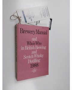 käytetty kirja Brewery Manual and Who's who in British Brewing and Scotch Whisky Distilling 1988