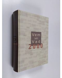 käytetty kirja Vem och vad : biografisk handbok 2000