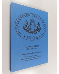 käytetty kirja Matrikkeli 2007 - Suomalainen tiedeakatemia
