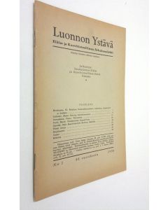käytetty teos Luonnon ystävä n:o 1/1936