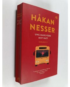 Kirjailijan Håkan Nesser käytetty kirja Ung mans färd mot natt