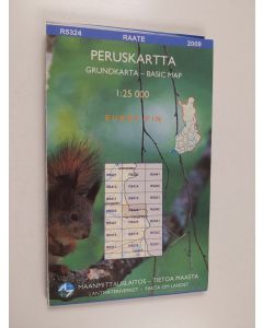 käytetty teos Peruskartta R5324 1:25 000 Raate, 2009