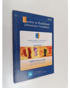 käytetty kirja Laadun ja henkilöstöjohtamisen vuosikirja 2006