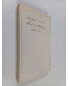 Kirjailijan Eilif Appelberg käytetty kirja Söderström & C:o förlagsaktiebolag 1891-1915