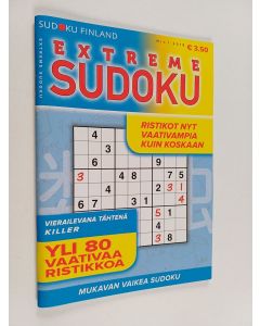 käytetty teos Extreme sudoku 1/2018