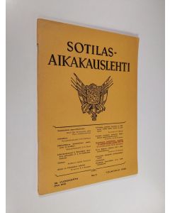 käytetty teos Sotilasaikakauslehti 3/1958