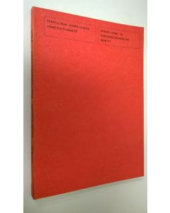 käytetty kirja Teknillinen korkeakoulu arkkitehtiosasto : 1976-77 opinto-opas ja kurssiesitekokoelma