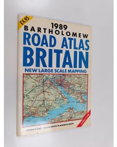 käytetty teos Bartholomew road atlas Britain 1989