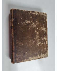 Kirjailijan Anders af Botin käytetty kirja Beskrifning om swenska hemman och jorda-gods : 1-2