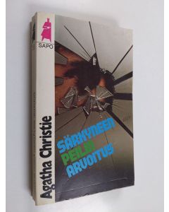 Kirjailijan Agatha Christie käytetty kirja Särkyneen peilin arvoitus ja 3 muuta Poirotin juttua