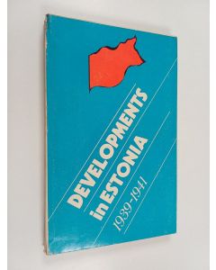 Kirjailijan Villem Raud käytetty kirja Developments in Estonia 1939-1941