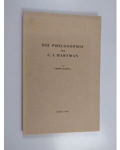 Kirjailijan Urpo Harva käytetty kirja Die Philosophie von G.I. Hartman
