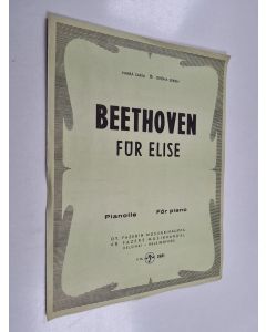 Kirjailijan Ludwig Van Beethoven käytetty teos Für Elise pianolle