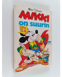 Kirjailijan Walt Disney käytetty kirja Mikki on suurin