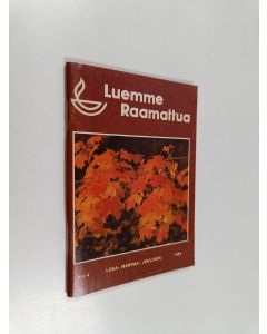 Kirjailijan Anna-Liisa Varhiala käytetty teos Luemme Raamattua 4/1984