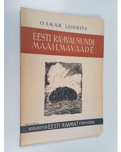 Kirjailijan Oskar Loorits käytetty kirja Eesti rahvausundi maailmavaade