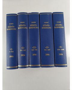 käytetty kirja Suomen säädöskokoelma vuodelta 2006 : Osat 1-5