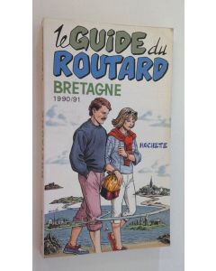 käytetty kirja Le guide du routard Bretagne 1990/91