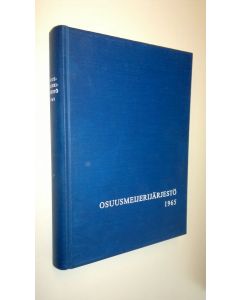 käytetty kirja Osuusmeijerijärjestö 1965