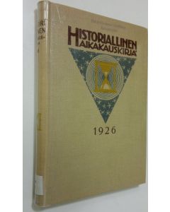 käytetty kirja Historiallinen aikakauskirja 1926