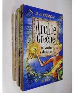 Kirjailijan D. D. Everest uusi kirja Archie Greene 1-3 : Archie Greene ja taikurin salaisuus ; Archie Greene ja alkemistin kirous ; Archie Greene ja korpin loitsu (UUSI)