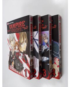 Kirjailijan Matsuri Hino käytetty kirja Vampire knight Vol. 1-4 (ERINOMAINEN)