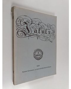 Tekijän Ossi Liiten  käytetty kirja Jatuli XXV