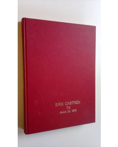 Tekijän ym.  & E. J Manner käytetty kirja Essays in Honour of Erik Castren Celebrating his 75th birthday March 20, 1979