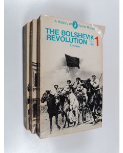 Kirjailijan E. H. Carr käytetty kirja The Bolshevik revolution 1-3