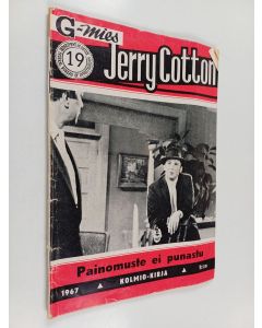 käytetty teos G-mies Jerry Cotton 19/1967 : Painomuste ei punastu